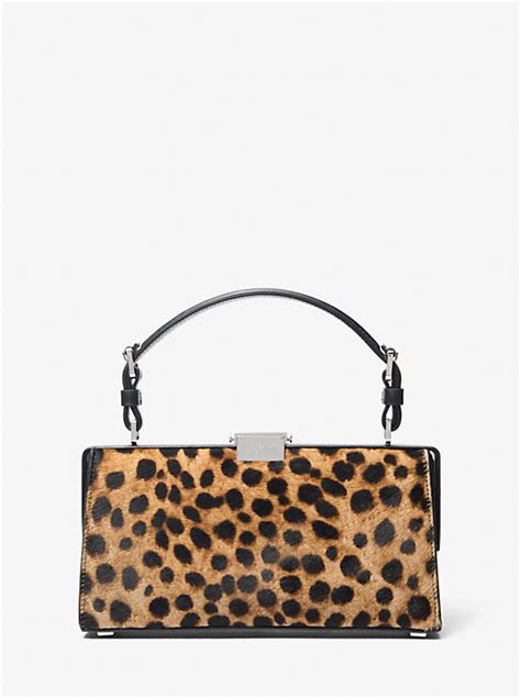 cheetah wallet michael kors|Gwyneth Cheetah Print Calf Hair Shoulder Bag .